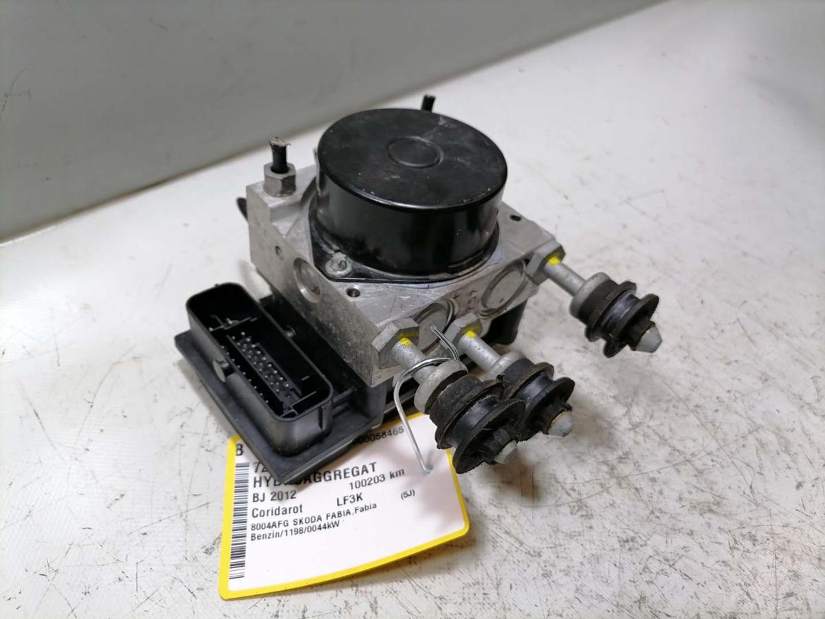 Skoda Fabia 2 5J original Hydroaggregat ABS Block 1.2 44kw Bj.2012